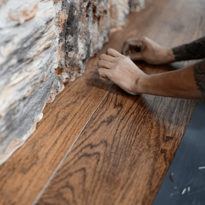 Hardwood flooring installation from Stafford's Discount Carpets in Highland, CA