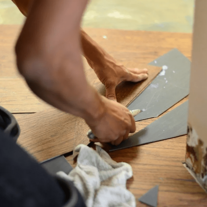 Hardwood flooring installation from Stafford's Discount Carpets in Beaumont, CA